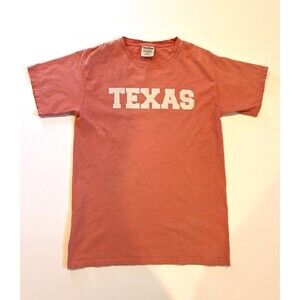 Women's Comfort Wash Pink Texas Short Sleeve T Shirt Size S